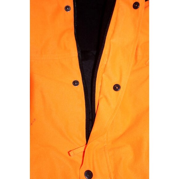 All Game Outfitters Blaze Orange Hunting Bib Pants Medium Insulated Warm - Picture 8 of 12